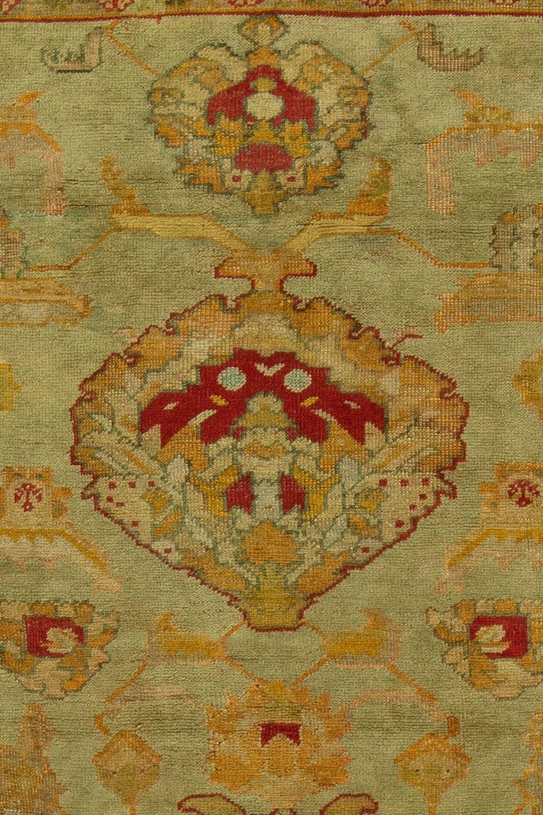 Antique Turkish Square Oushak Rug For Sale at 1stDibs | square turkish ...