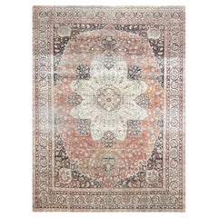 Antique Turkish Swaz Rug - 9'8" x 13'