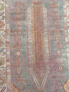 Antique Turkish Tiftik Ushak Rug