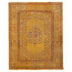 Antiker türkischer Ushak-Teppich, um 1880