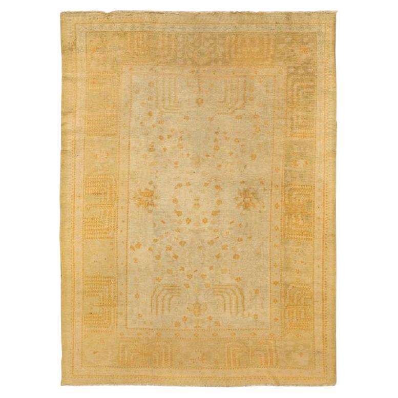 Alfombra turca antigua Ushak - Tamaño: 8'8x6'7