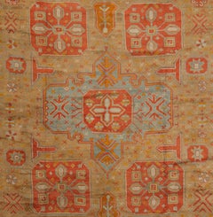 Antique Turkish Ushak Rug