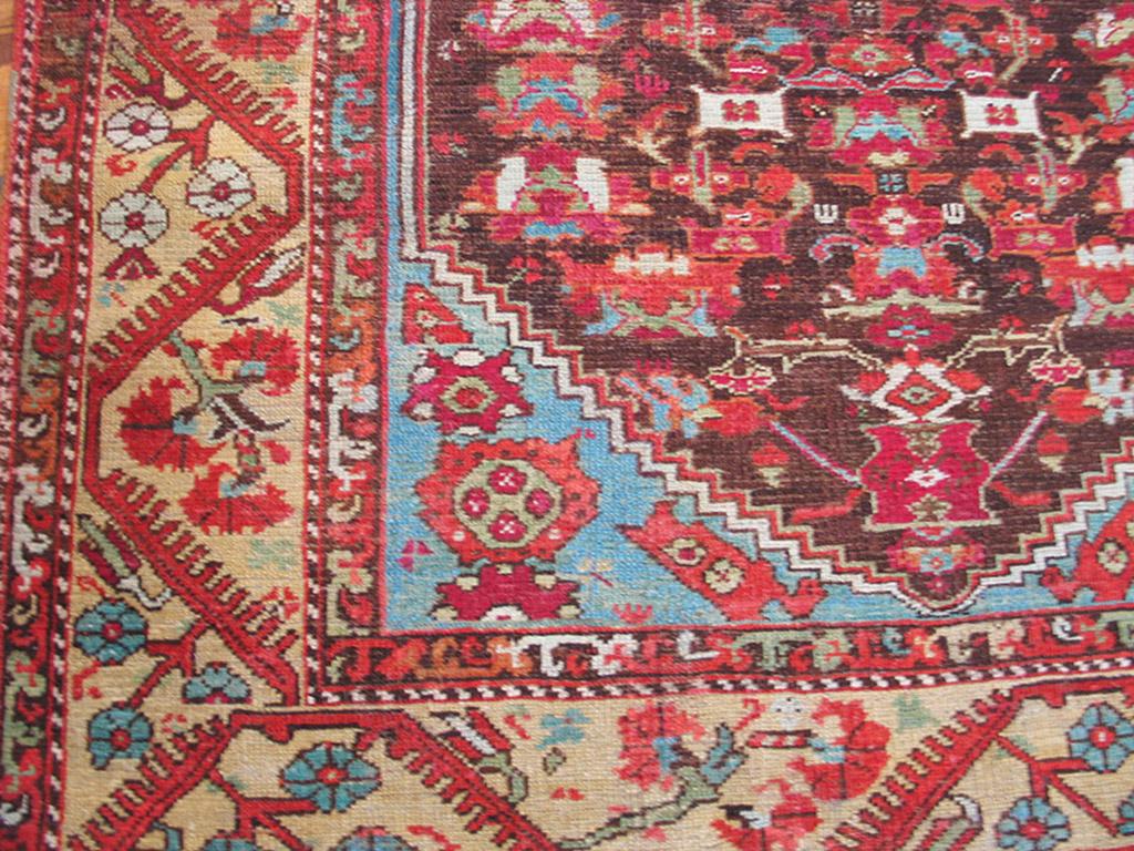 Early 19th Century Turkish Anatolian Kula Carpet ( 4'6
