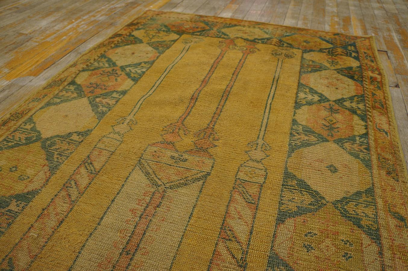 Antique Turkish Kula Prayer Rug  (3' 3