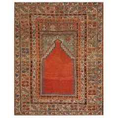 Antique Turkish Village Rug