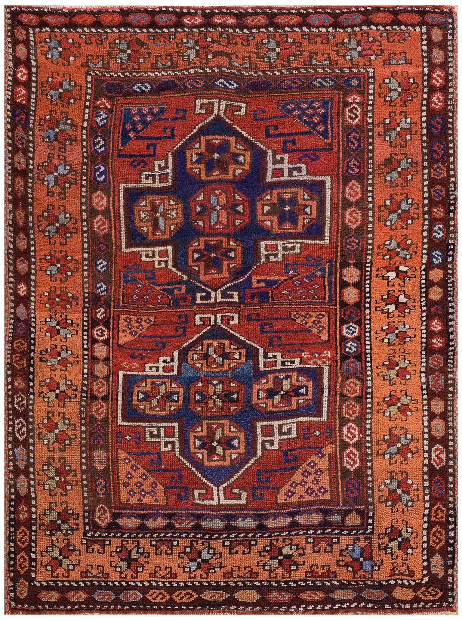 Antique Turkish Village Rug For Sale at 1stDibs