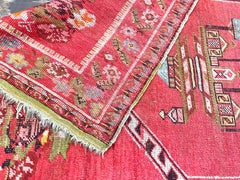 Antique Turkish Village Runner, 3'6" × 10'10"