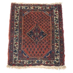 Antique Turkish Wool Oriental Rug Mat Circa 1920
