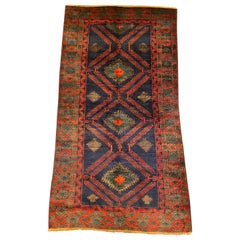 Antiker türkischer Teppich aus Wolle