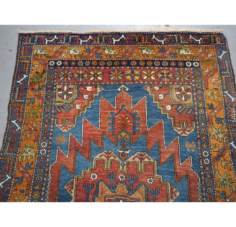 Antique Turkish Yahyali Village Rug in Traditional Design, Circa 1900 In Good Condition For Sale In Moreton-In-Marsh, GB