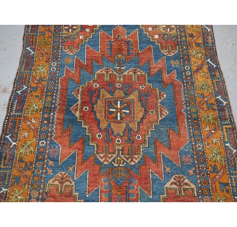 20th Century Antique Turkish Yahyali Village Rug in Traditional Design, Circa 1900 For Sale