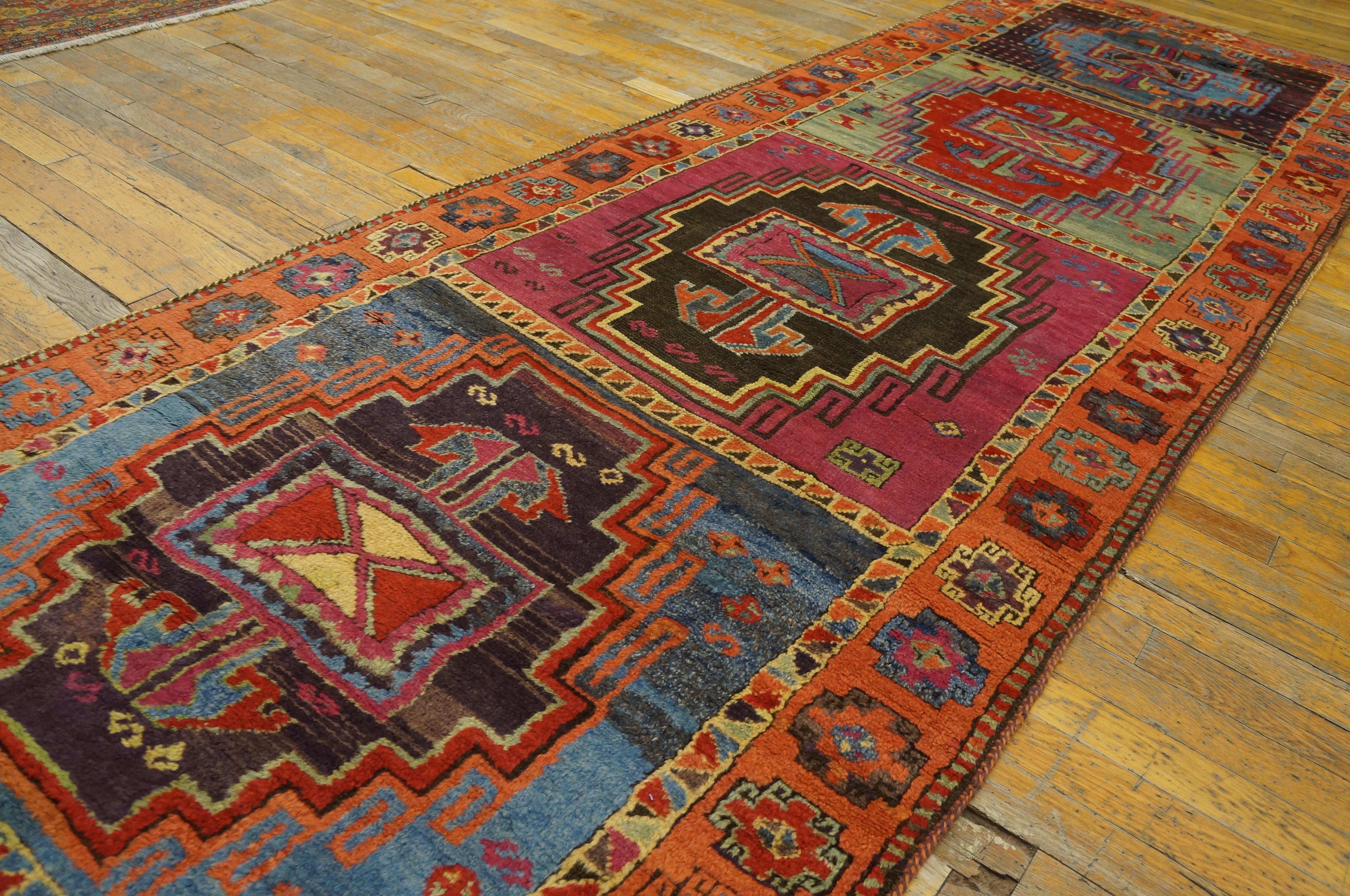 Hand-Knotted Antique Turkish Yuruk Rug For Sale