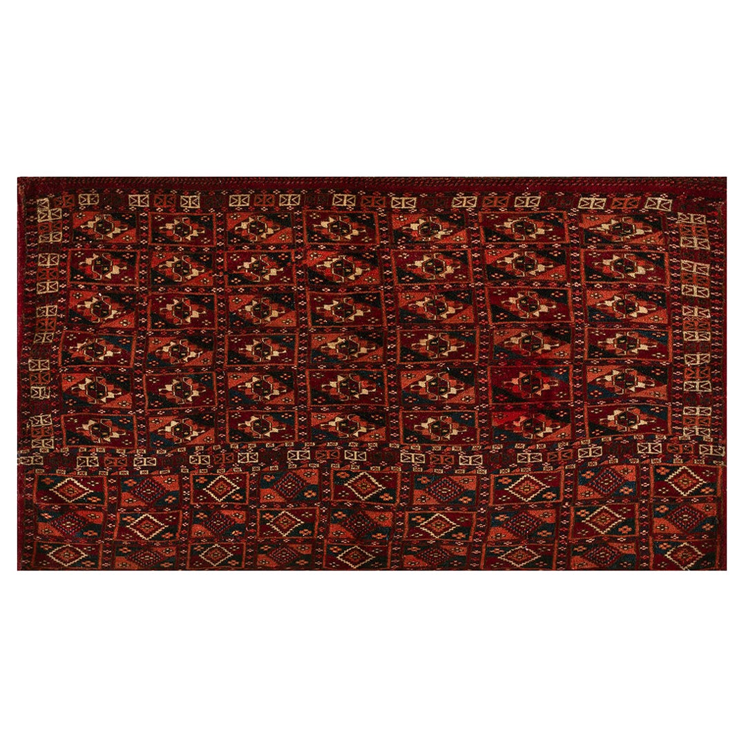 Tappeto antico Turkman Tekke 2' 6'' x 4' 4''