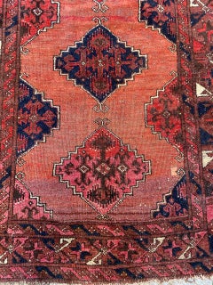 Bobyrug’s nice Antique Turkmen Afghan Rug