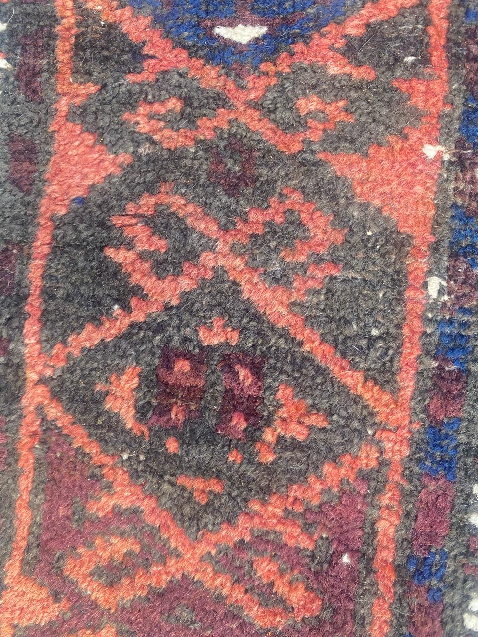 Bobyrug’s Antique Turkmen Baluch Rug For Sale 5