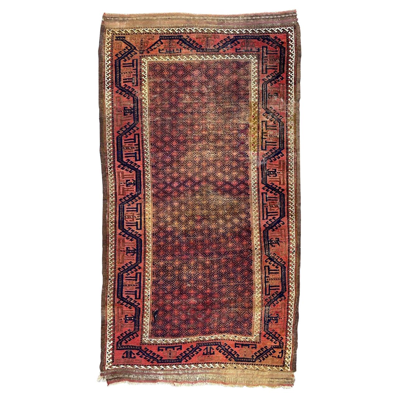 Antique Turkmen Baluch Rug For Sale