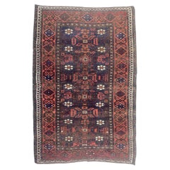 Tapis ancien turkmène baloutche de Bobyrug