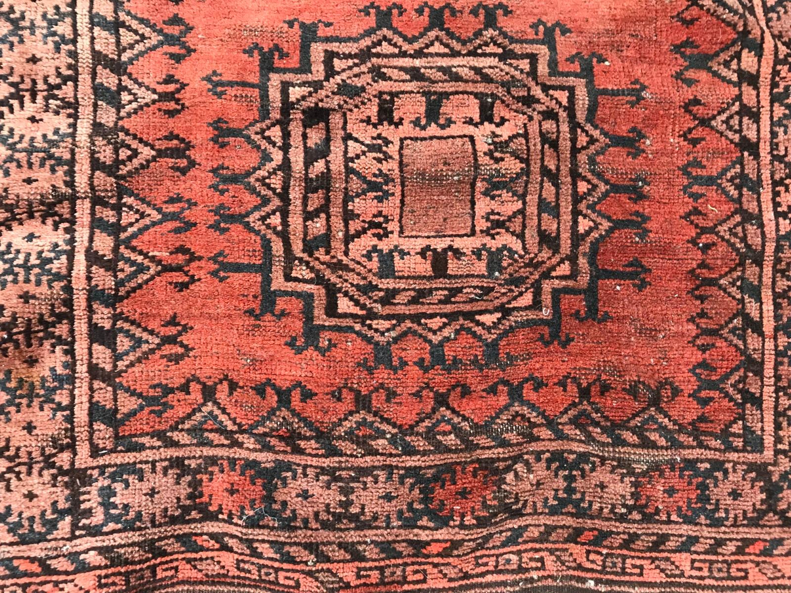 Tribale Antico tappeto afgano turkmeno Belutch in vendita