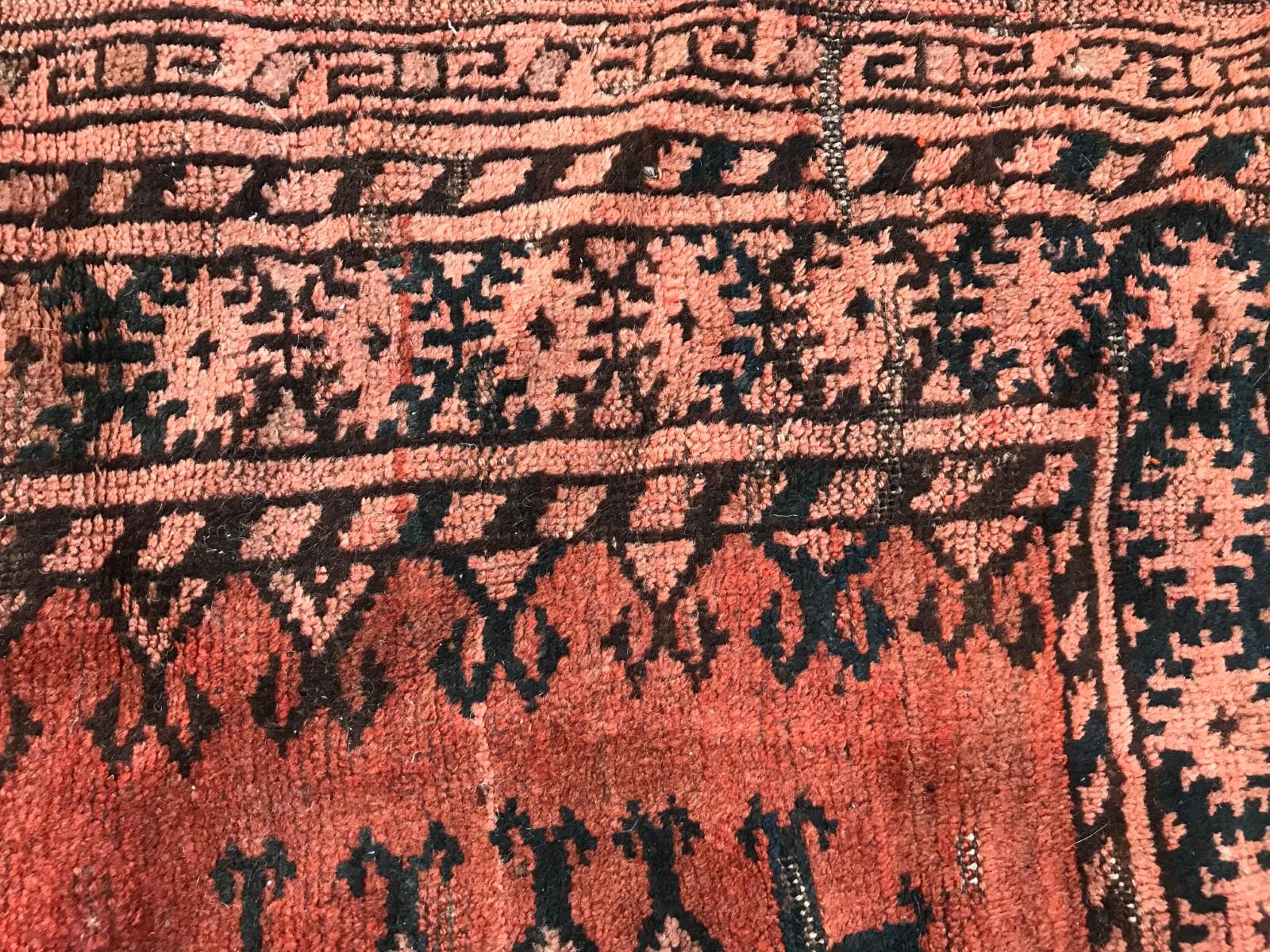 Antique Turkmen Belutch Afghan Rug For Sale 1