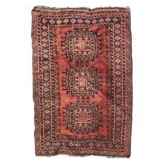 Antique Turkmen Belutch Afghan Rug