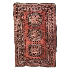 Antique Turkmen Belutch Afghan Rug