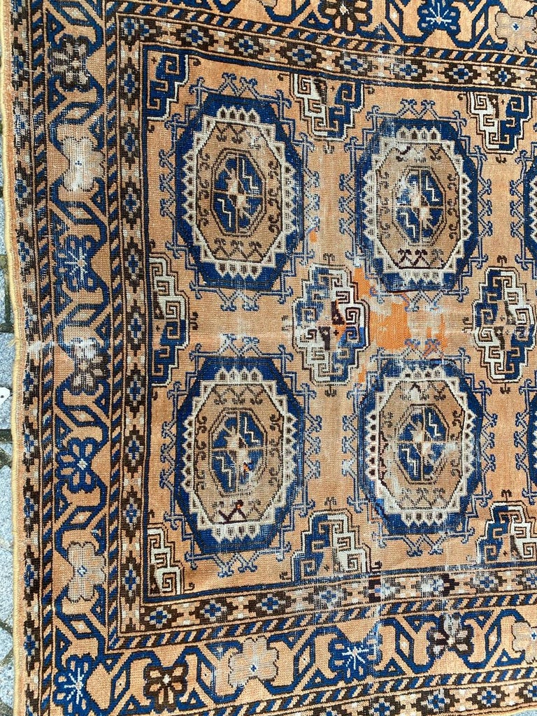 Antique Turkmen Bokhara Style Rug For Sale at 1stDibs | antique bokhara rug