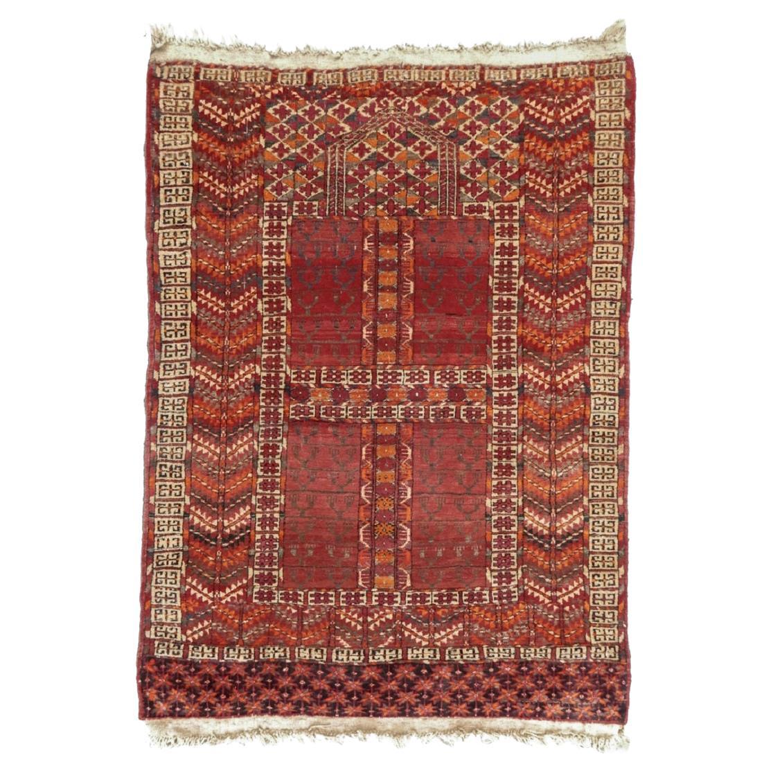 Antique Turkmen Ensi Rug, Early 20th Century For Sale