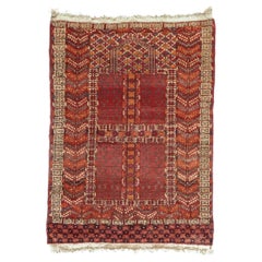 Antique Turkmen Ensi Rug, Early 20th Century