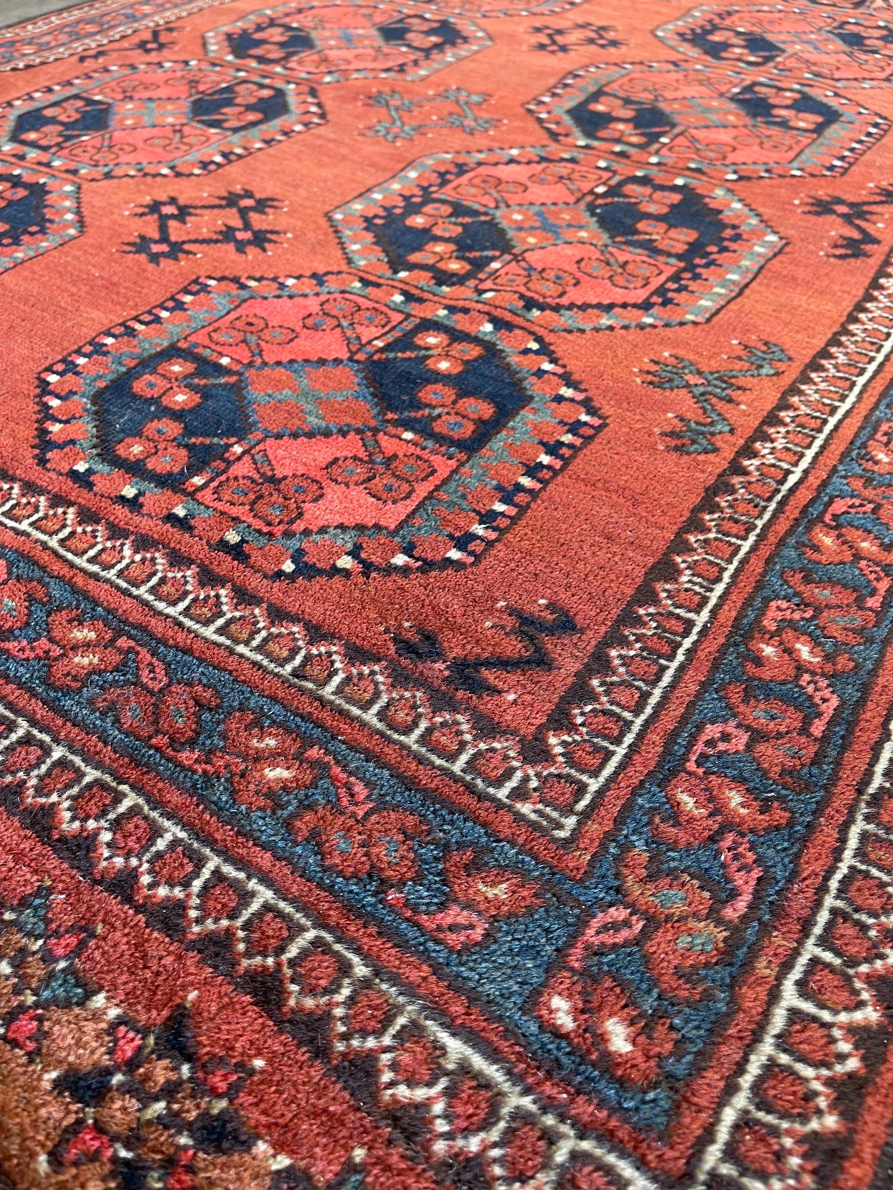 Antiker türkischer Ersari-Teppich um 1900  im Angebot 3