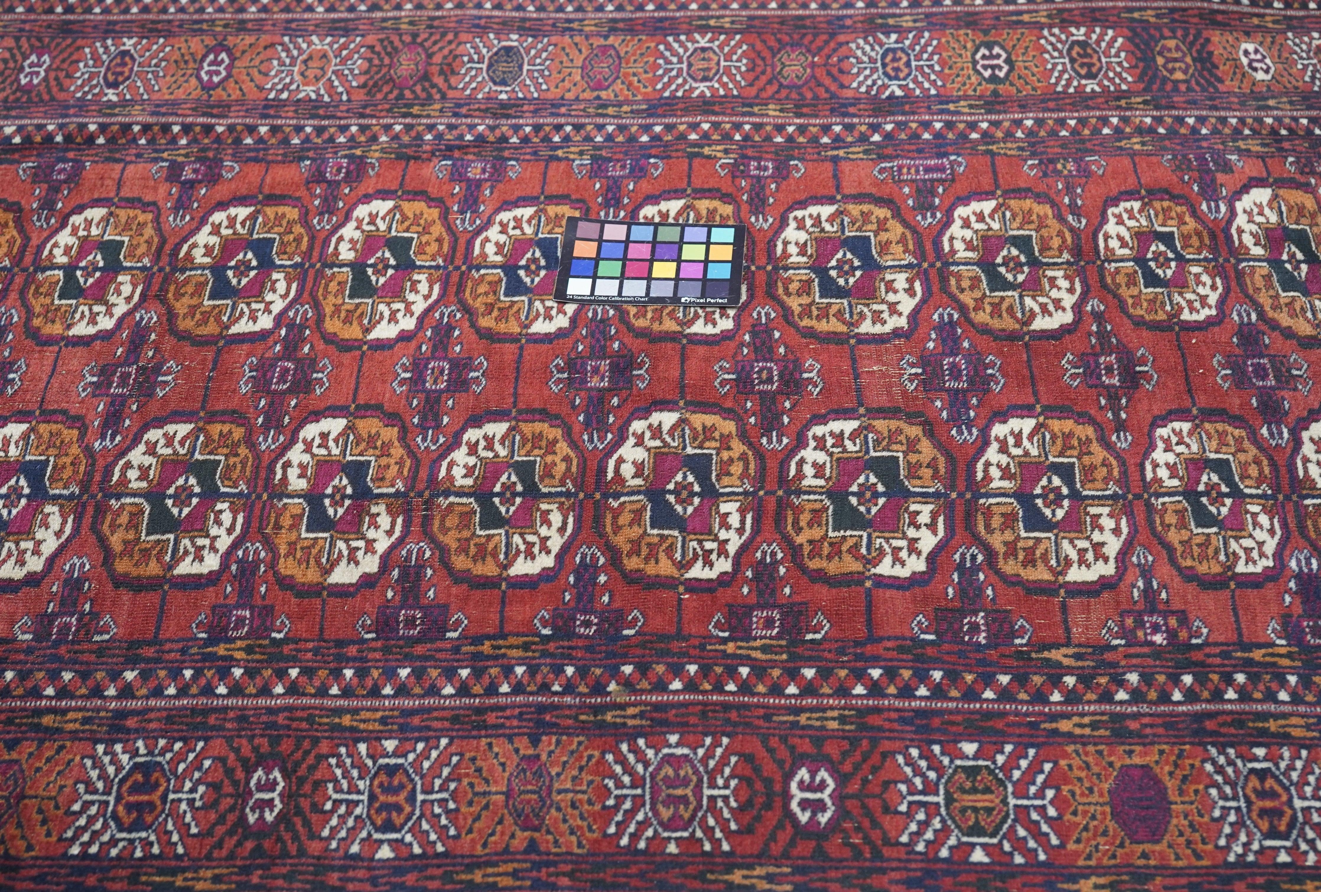 Antique Turkmen Rug For Sale 2