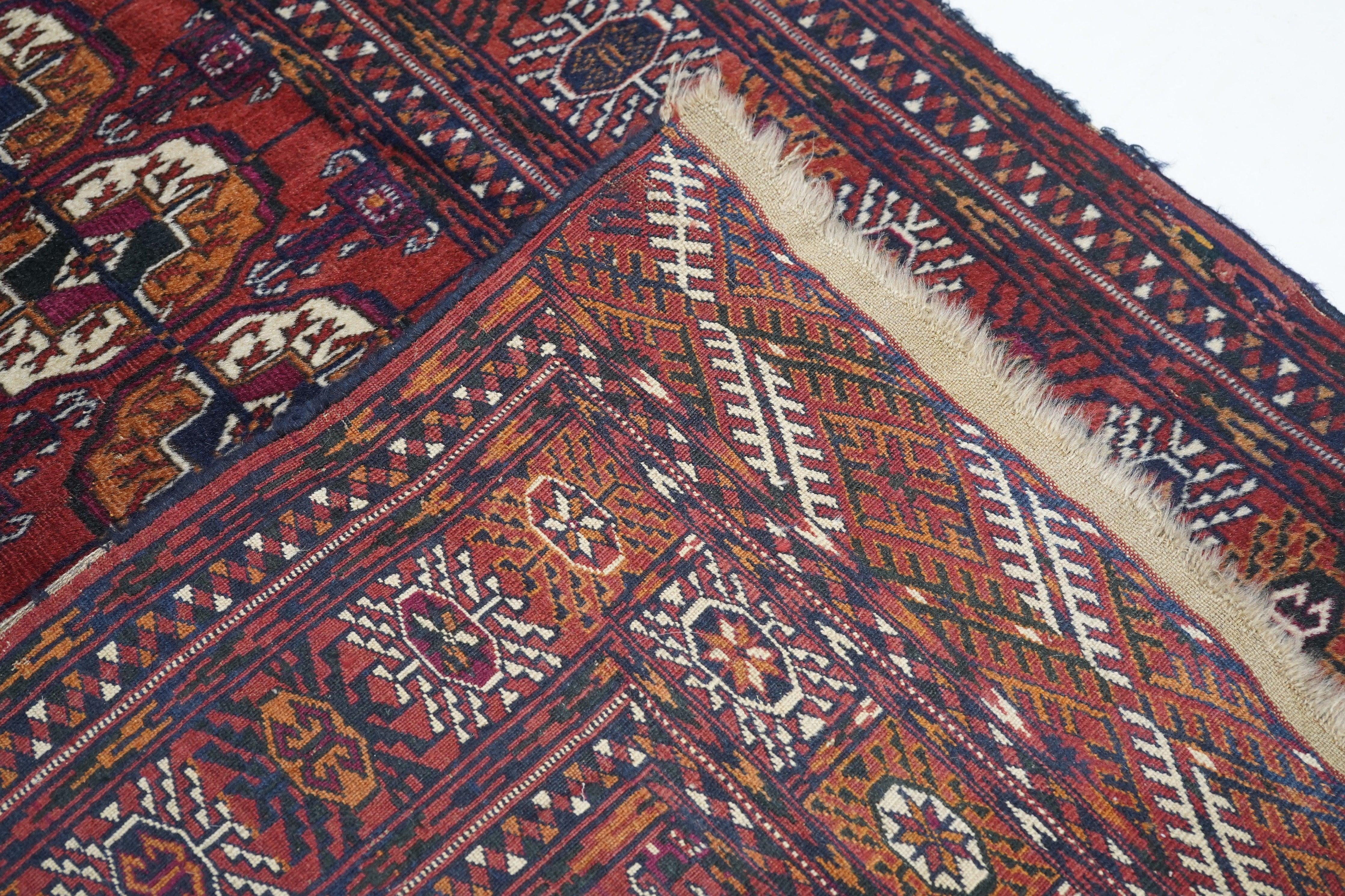 Antique Turkmen Rug For Sale 3