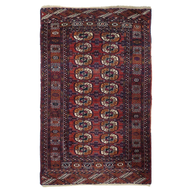 Turkmen Traditional Rug Antique Turkmen Rug For Sale at 1stDibs