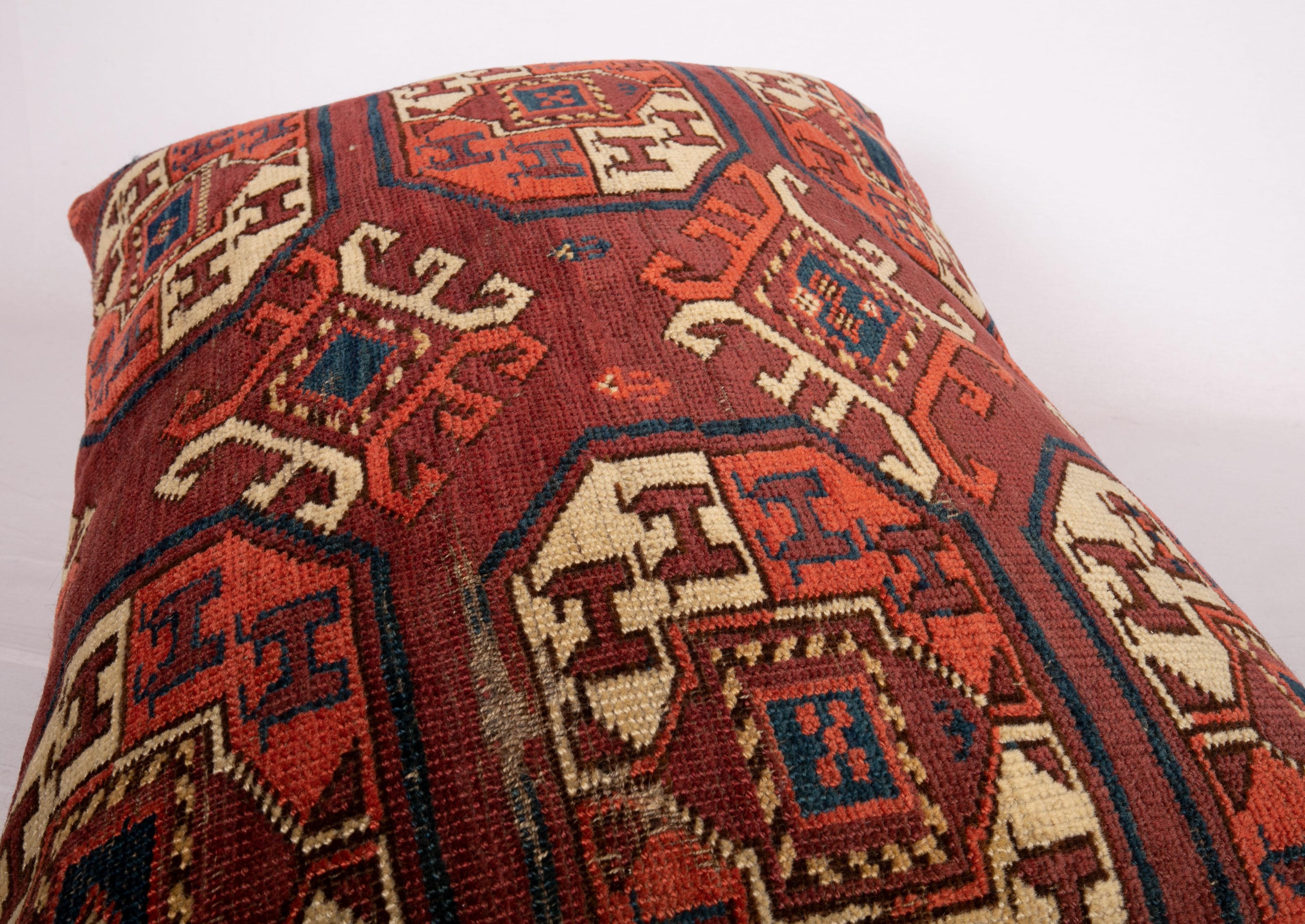 Antique Turkmen Rug Pillow Case Made from a 19th Century Turkmen Main Rug 1