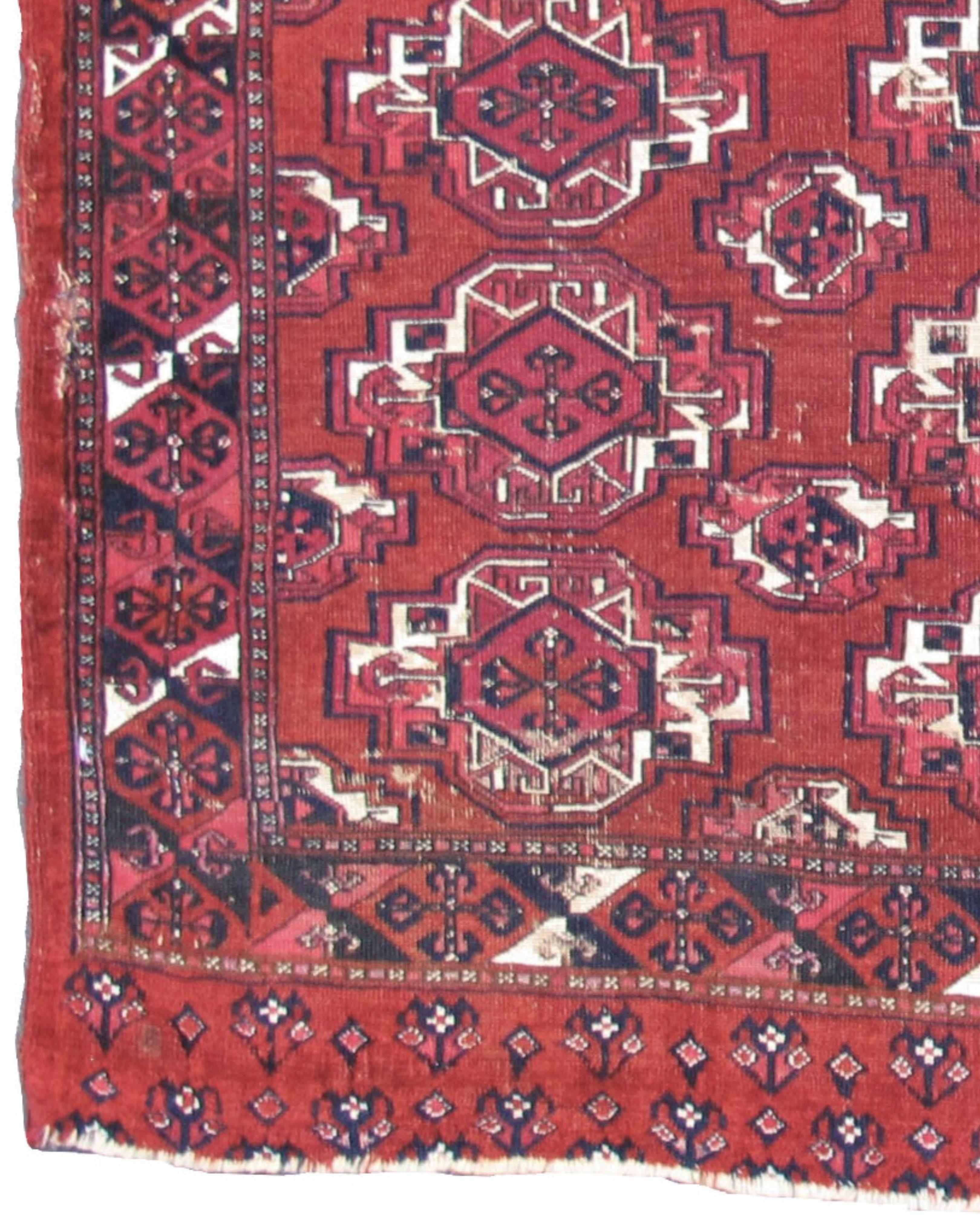 Antique Turkmen Saryk Chuval, 19th Century For Sale 1