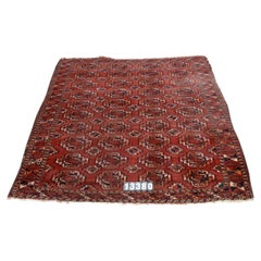 Antique Turkmen Saryk Main Carpet, 19th Century