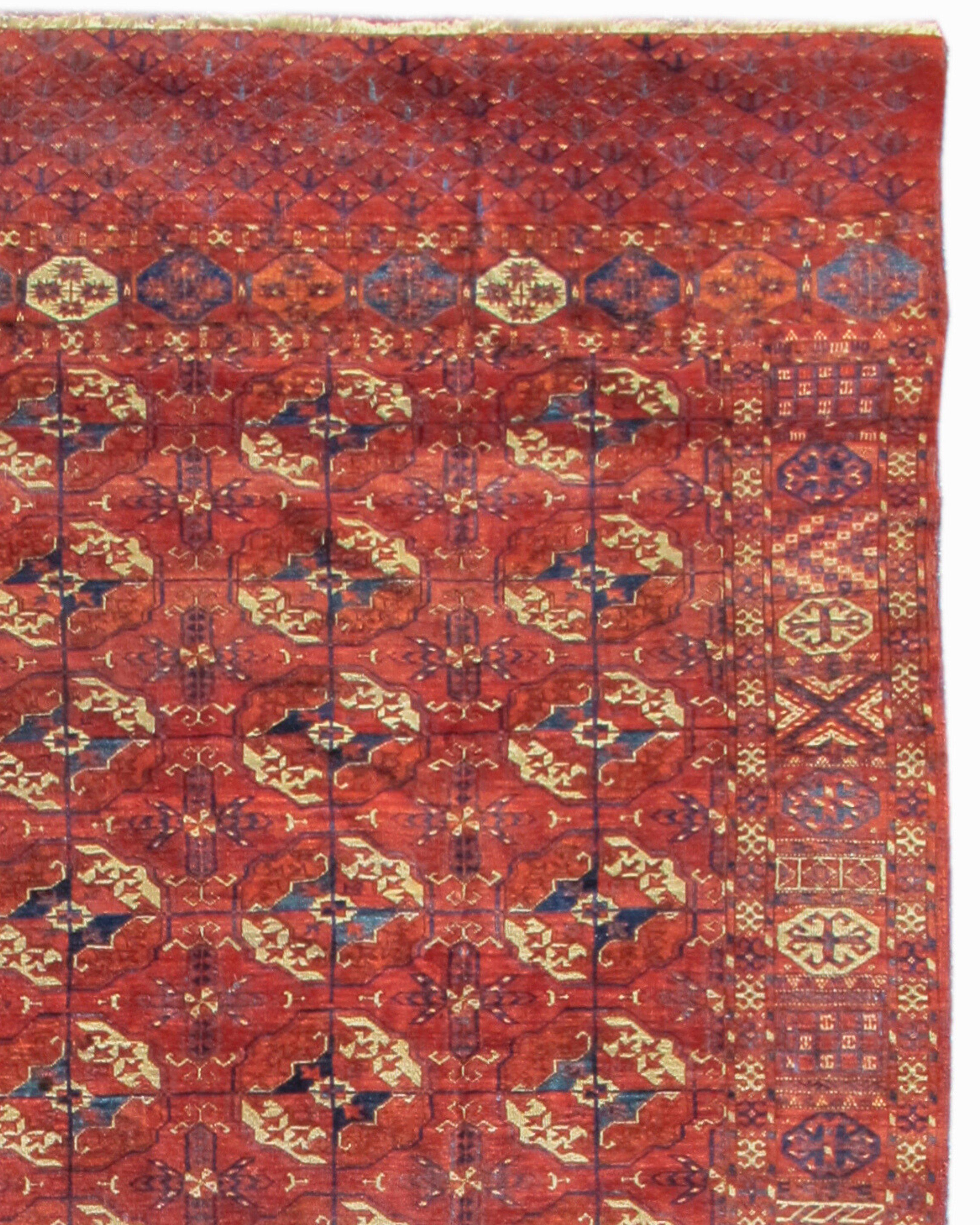 Antique Turkmen Tekke Main Carpet, 19th Century

Excellent condition.

Additional Information:
Dimensions: 6'10