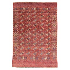 Ancien tapis principal Tekke du Turkménistan, 19e siècle