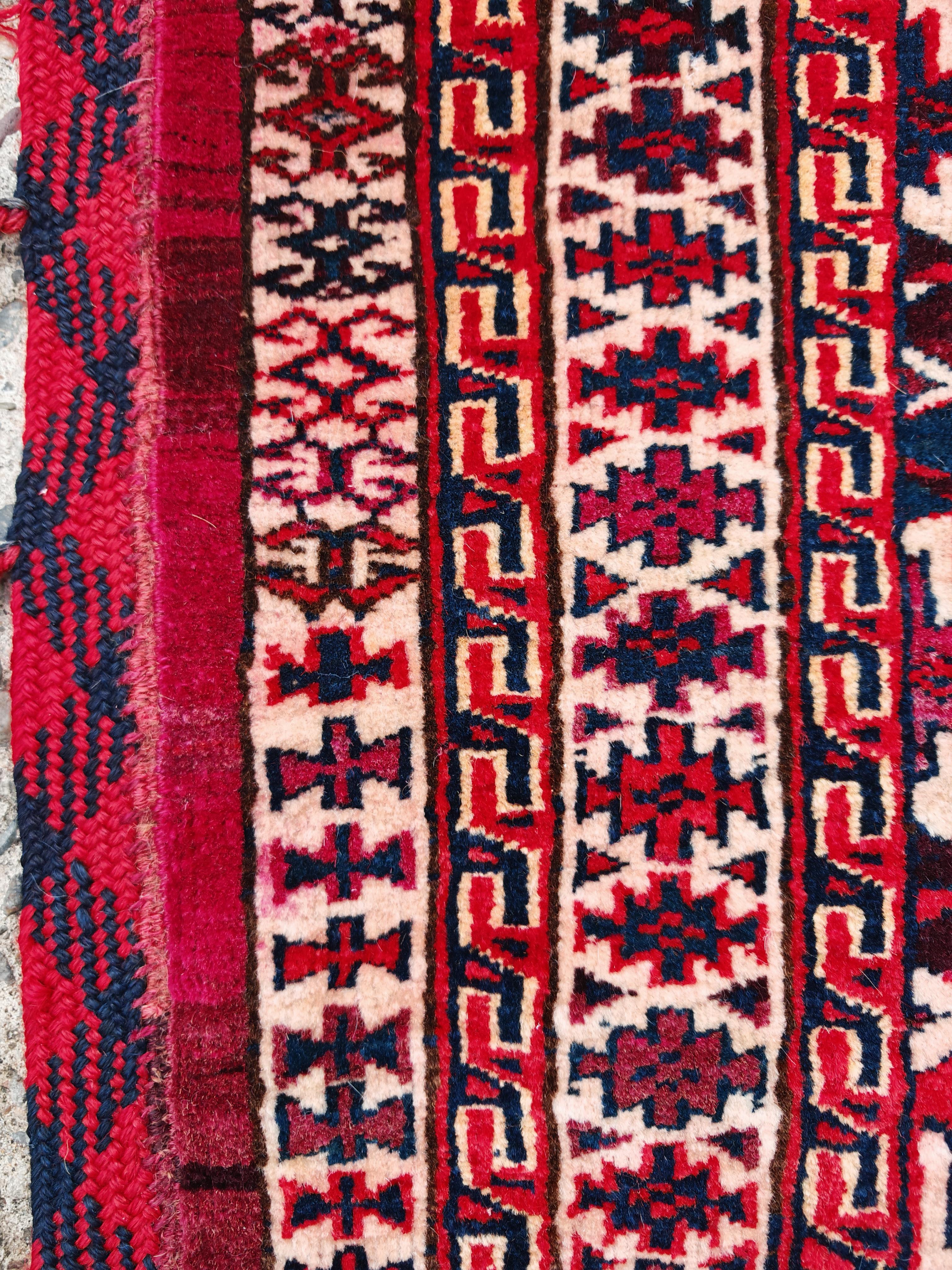 Antico Yomud Asmalyk turkmeno per la decorazione del cammello della sposa, XIX secolo in vendita 1