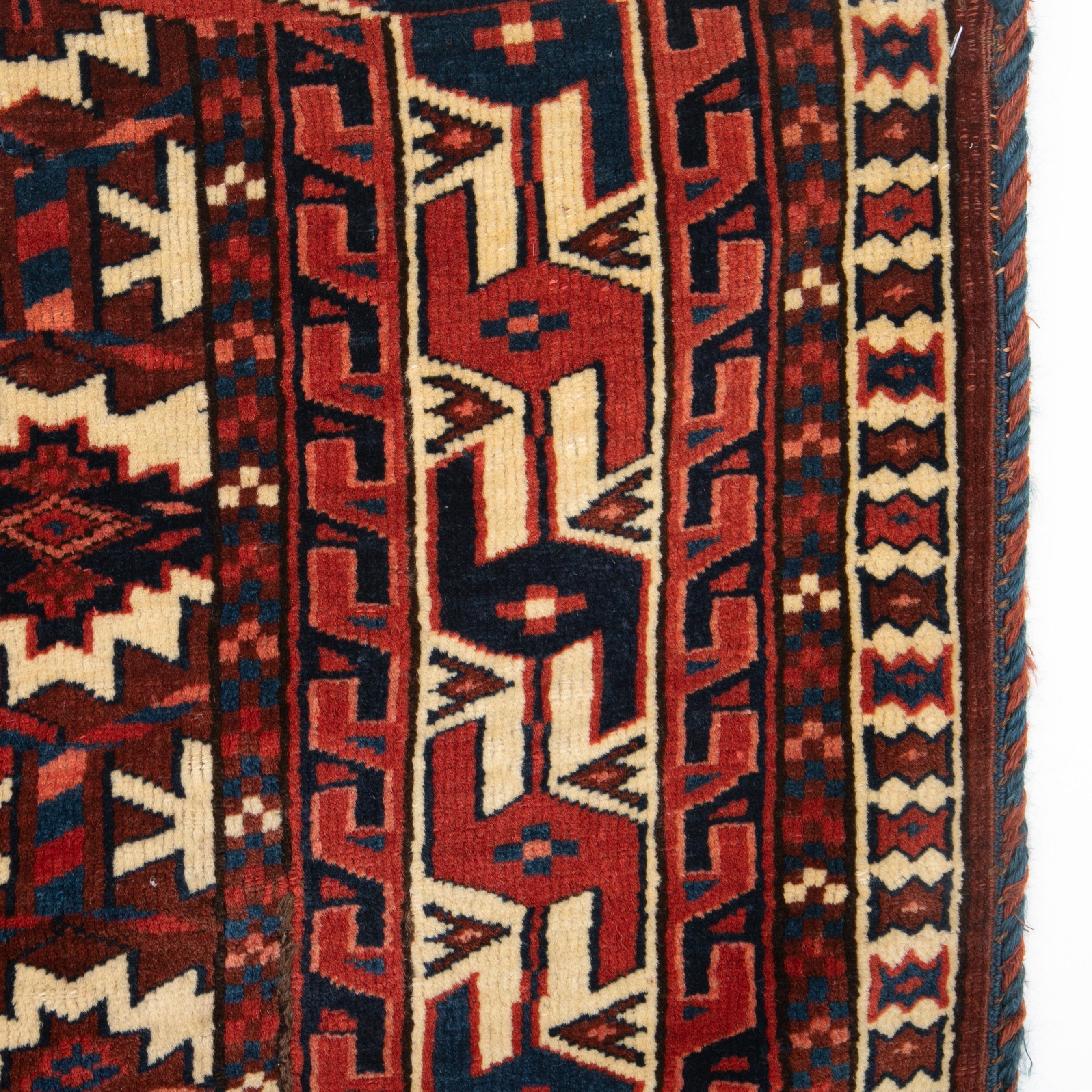 Tribal Antique Turkmen Yomud Tribe Camel Trapping or Asmalyk, Last Quarter 19th C For Sale