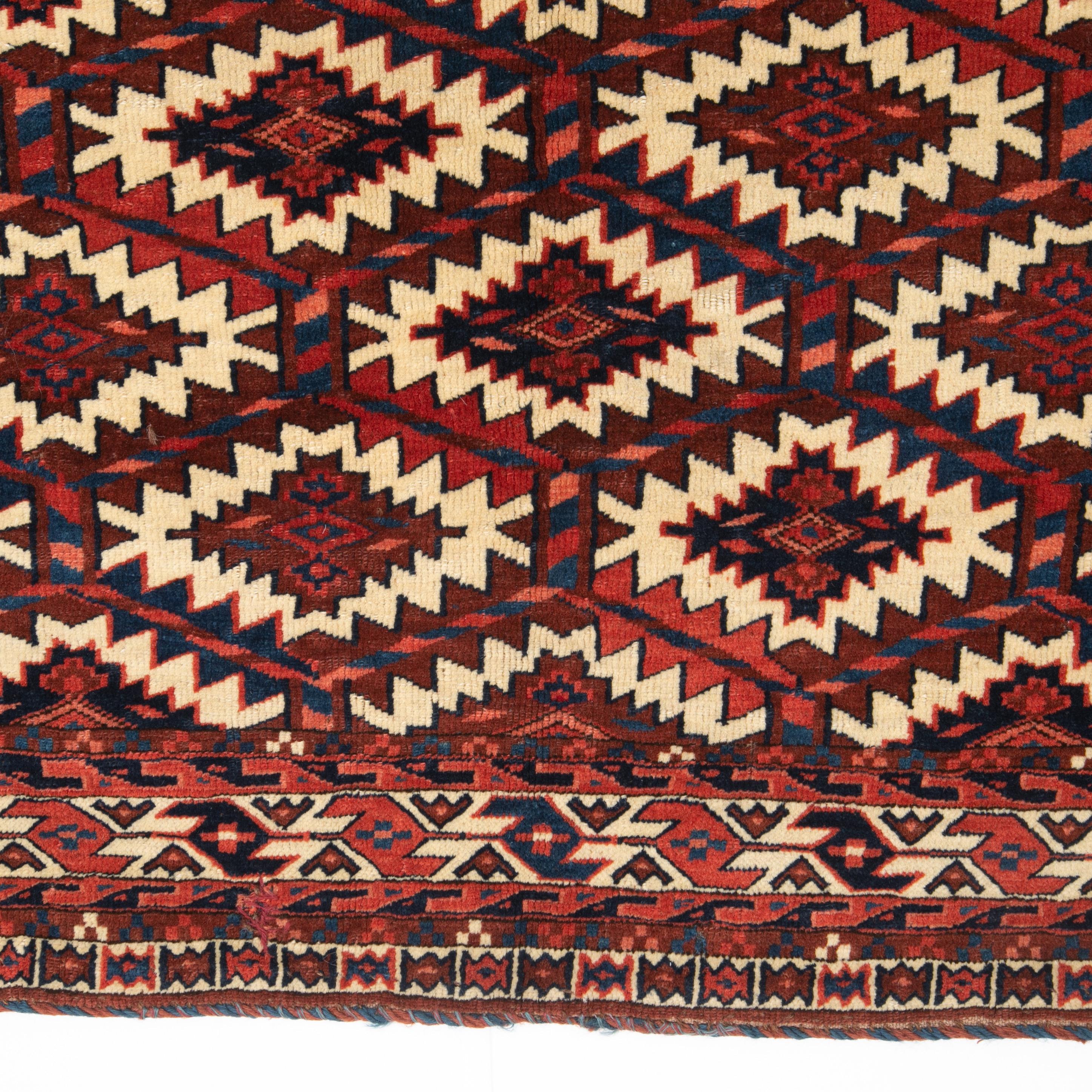 Hand-Woven Antique Turkmen Yomud Tribe Camel Trapping or Asmalyk, Last Quarter 19th C For Sale