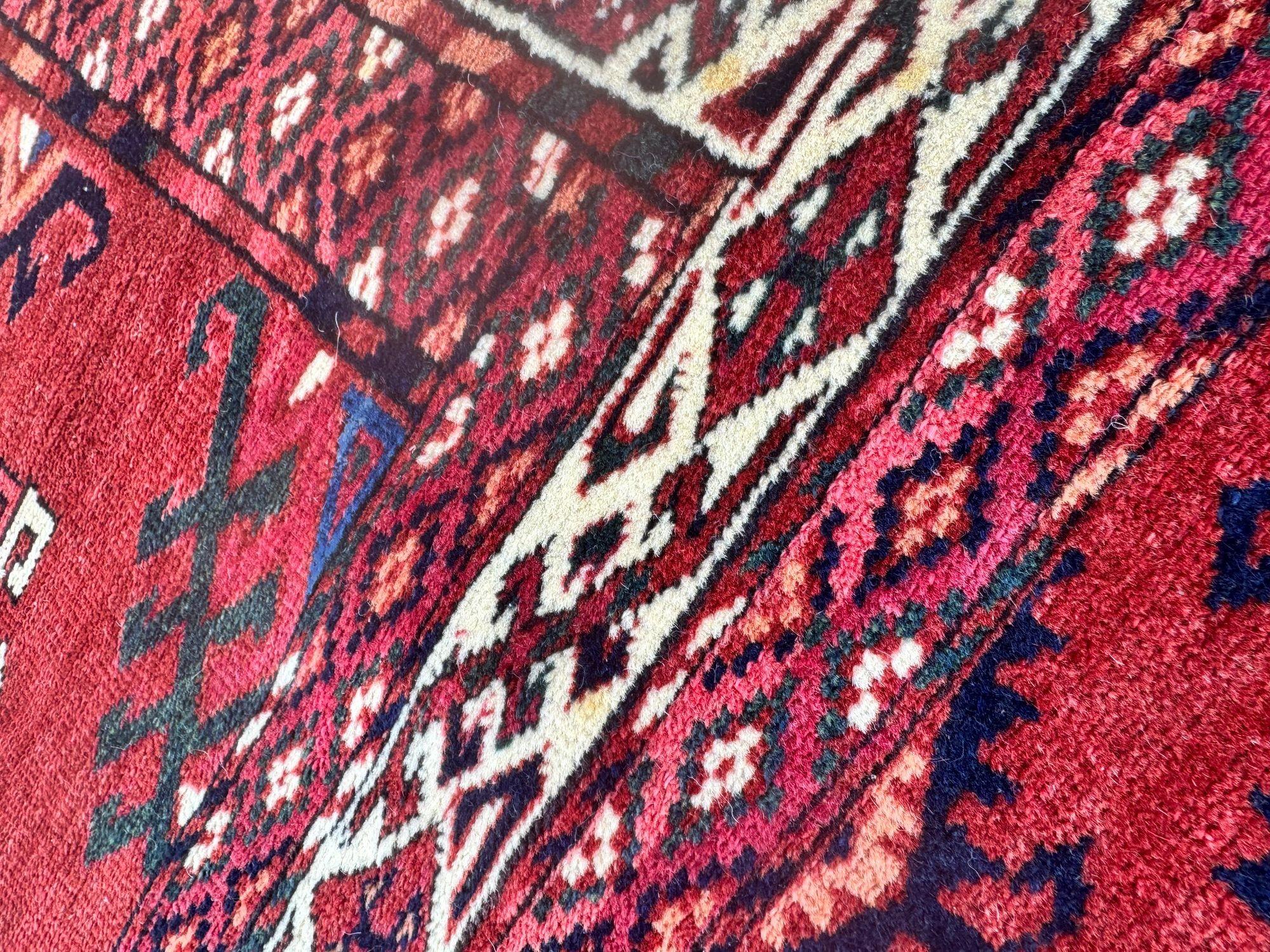 Tapis Yomut turc ancien 2,98 m x 1,94 m en vente 5