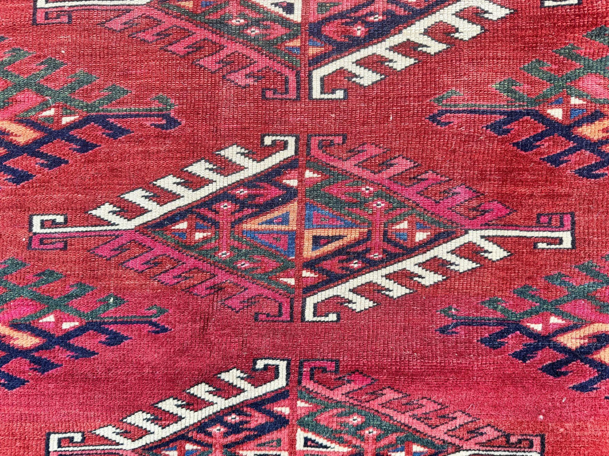 Tapis Yomut turc ancien 2,98 m x 1,94 m en vente 12