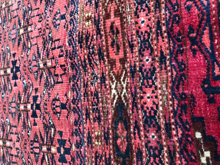 Antique Turkmen Yomut Chuval Horse Cover Rug For Sale at 1stDibs