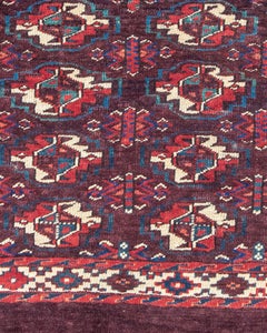 Antique Turkmen Yomut Chuval, 19th Century