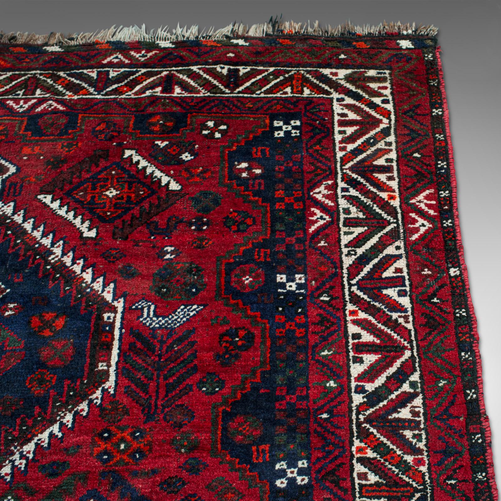 Antique Turkoman Carpet, Caucasian, Hand Woven, Lounge, Hallway, Rug, Circa 1900 For Sale 5