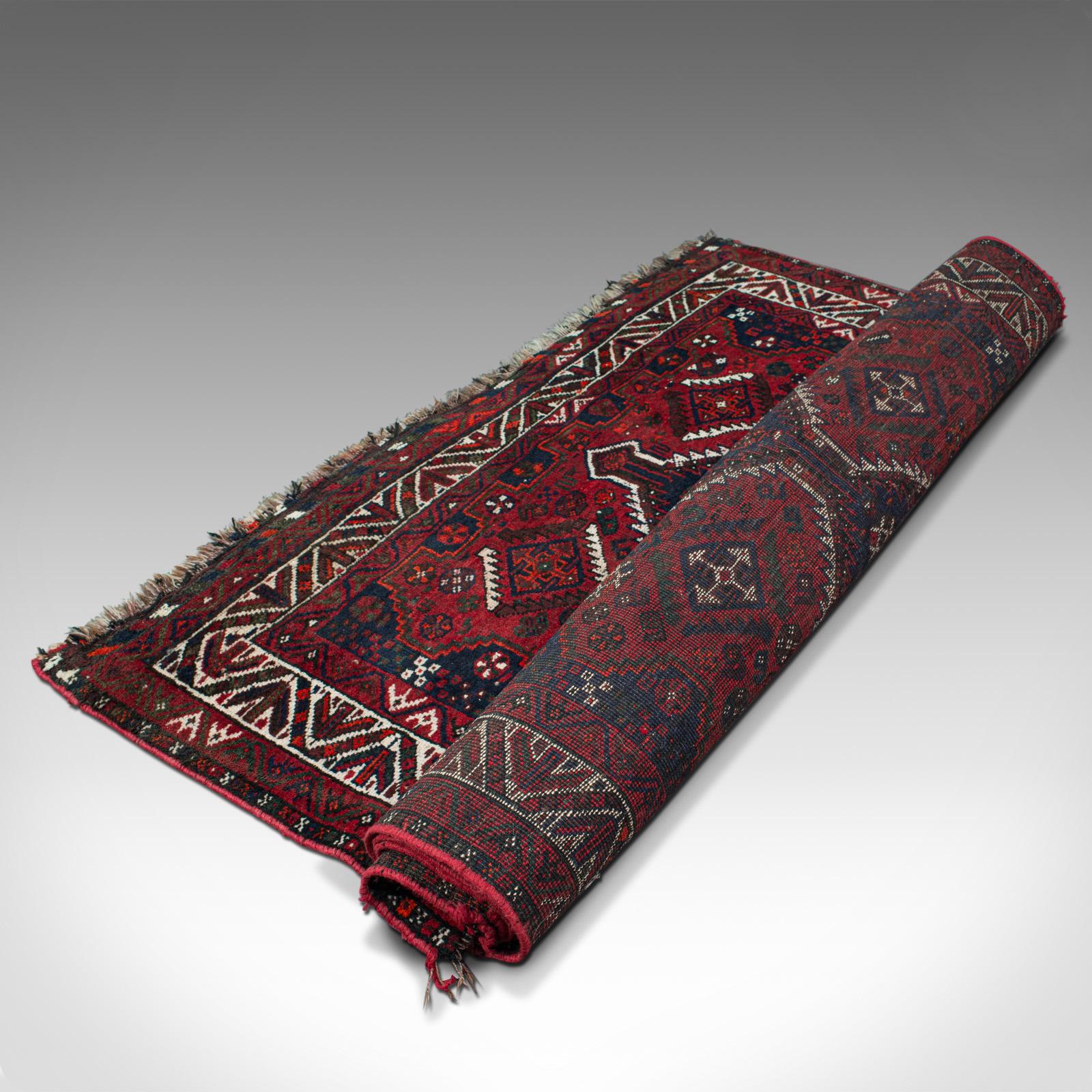 Antique Turkoman Carpet, Caucasian, Hand Woven, Lounge, Hallway, Rug, Circa 1900 For Sale 6