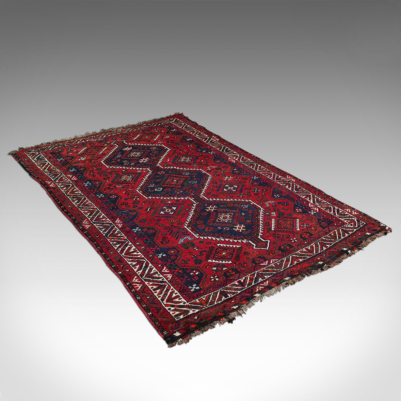 Antique Turkoman Carpet, Caucasian, Hand Woven, Lounge, Hallway, Rug, Circa 1900 In Good Condition For Sale In Hele, Devon, GB
