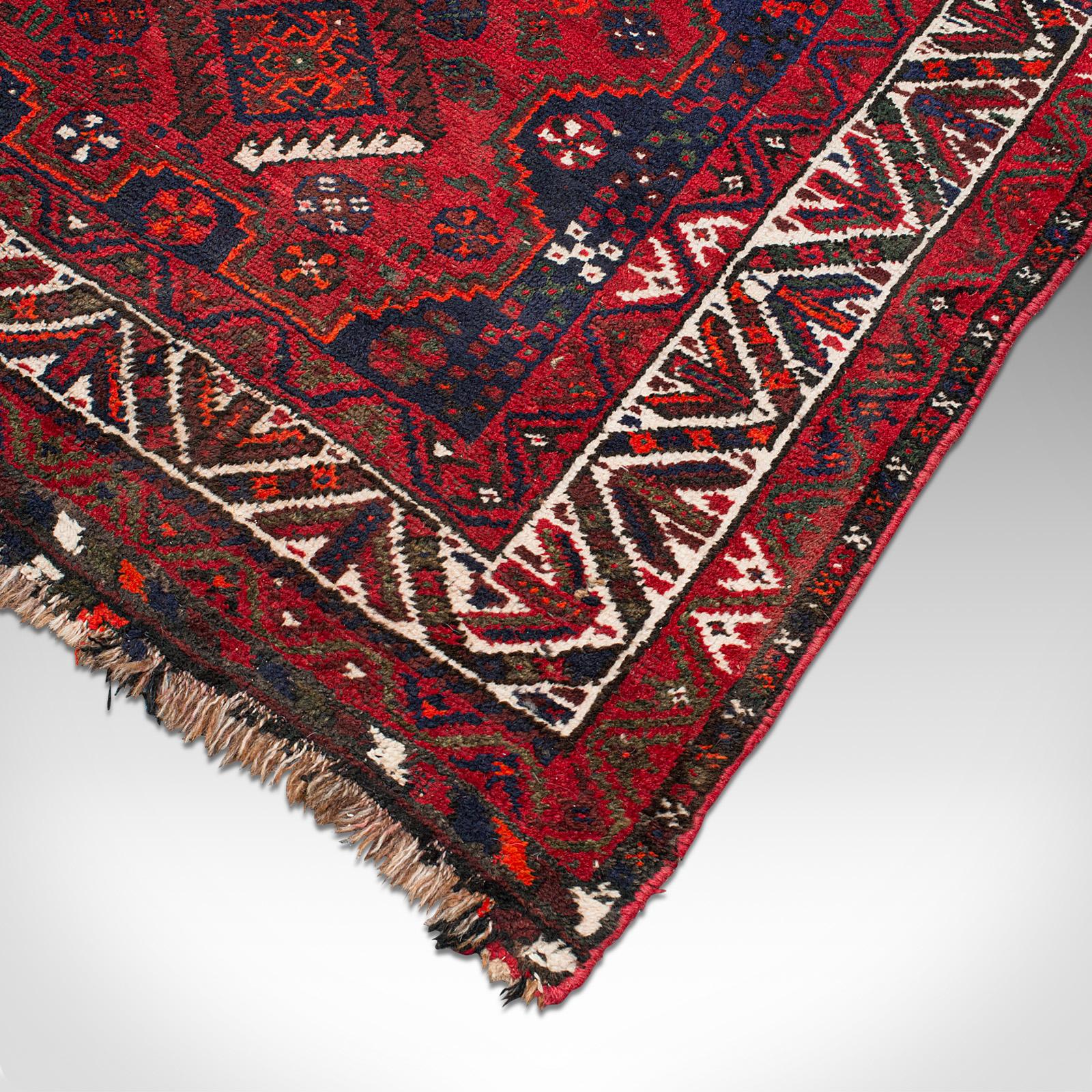 Antique Turkoman Carpet, Caucasian, Hand Woven, Lounge, Hallway, Rug, Circa 1900 For Sale 3
