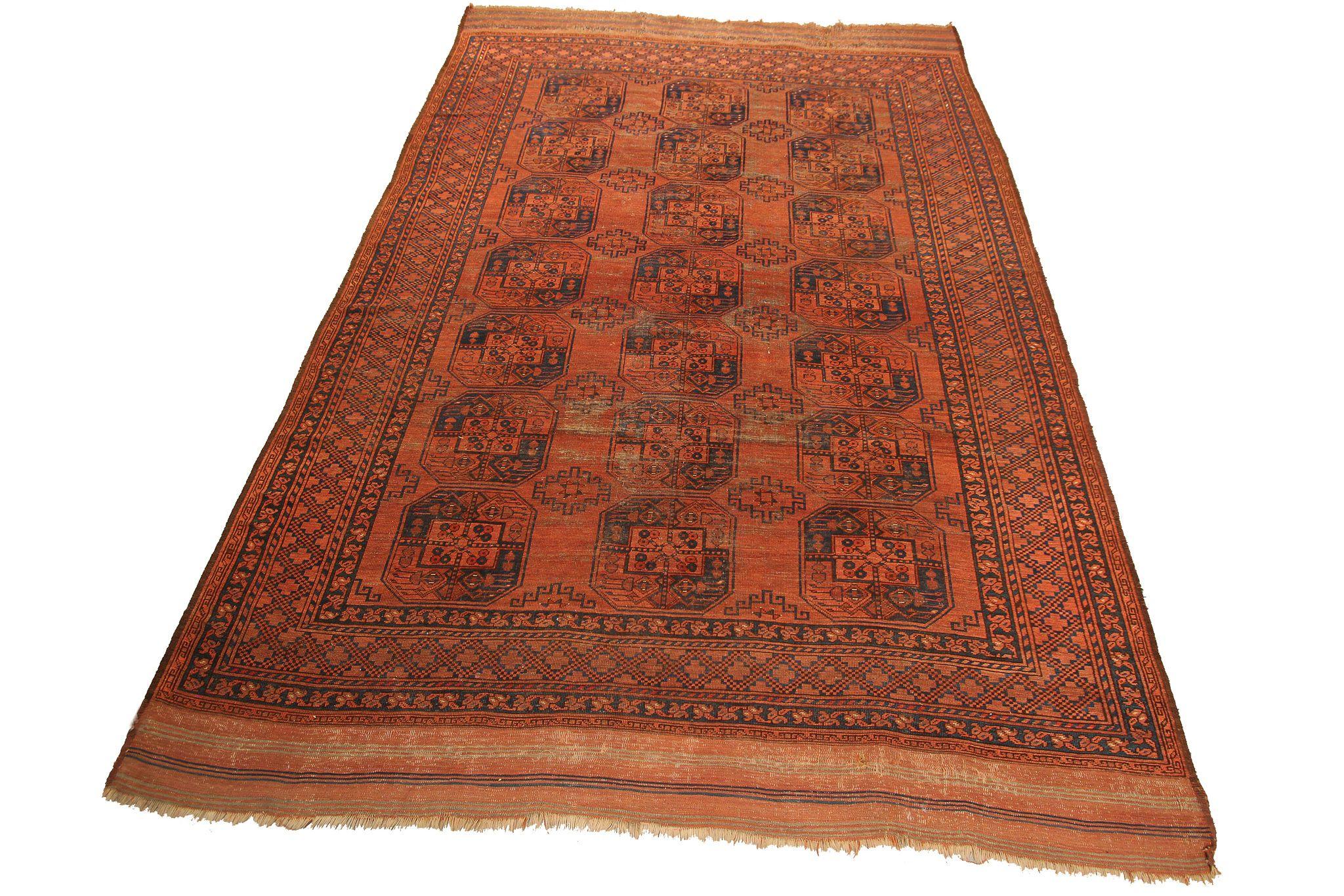 Antique Turkoman Ersari Main rug Fine Afghan Boho Rug 

8' x 11' 

236cmx335cm 

Circa 1880


