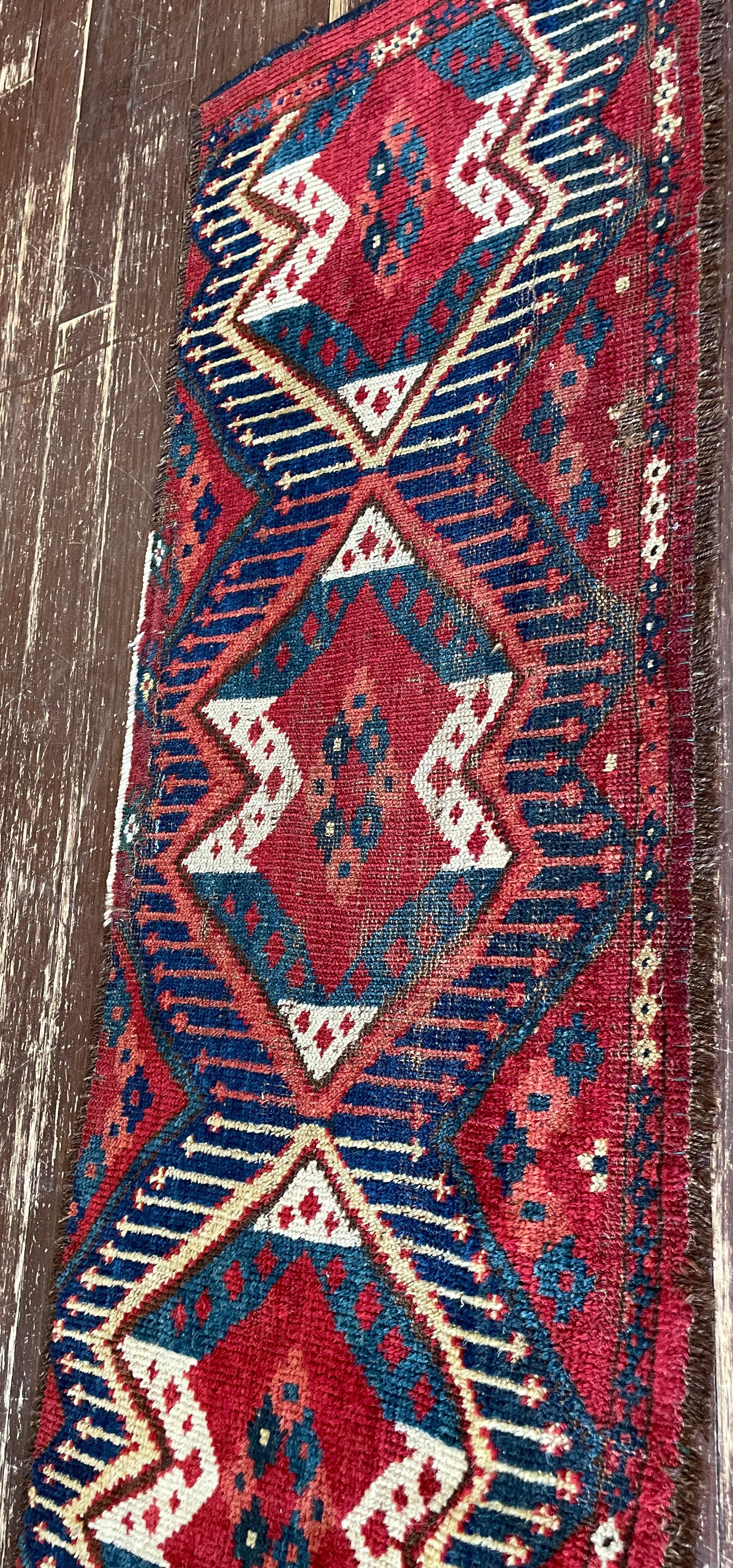 Central Asian Antique Turkoman rug/ bag, AS IS